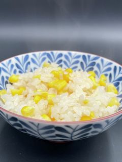 ははつゆと酒だけでとうもろこしご飯-レシピのメイン写真