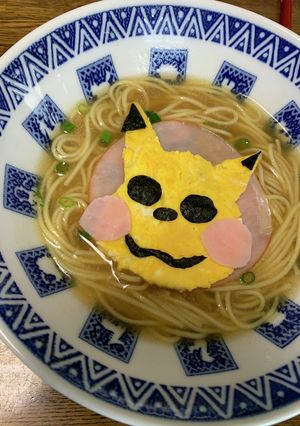 ピカチュウラーメン-レシピのメイン写真