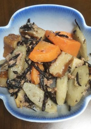 ひじき又は切り昆布の煮物★-レシピのメイン写真