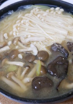 深川鍋（キノコ入り）-レシピのメイン写真