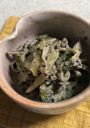 ゴーヤと切り干し大根のマヨゴマ和え-レシピのメイン写真
