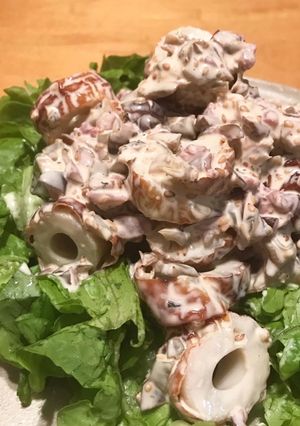 ちくわの搾菜しば漬けマヨ和えのサラダ-レシピのメイン写真