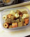 簡単こんにゃくとちくわの炒め煮作り置き