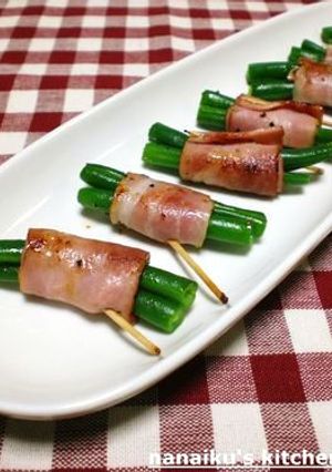 いんげんのベーコン巻き♡バターソテー-レシピのメイン写真