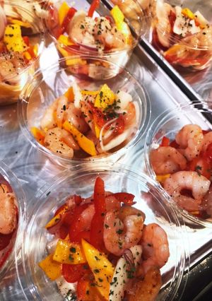 シャキシャキ野菜とエビのレモンマリネ-レシピのメイン写真