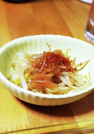 もやしとなめ茸の和え物-レシピのメイン写真