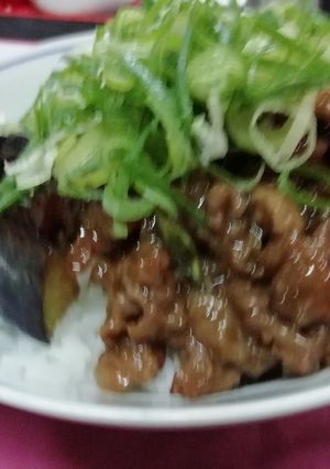 切落しの牛肉しぐれ丼（茗荷入り)-レシピのメイン写真