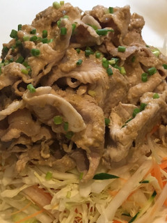 豚しゃぶの和風胡麻ドレッシング和えサラダ-レシピのメイン写真