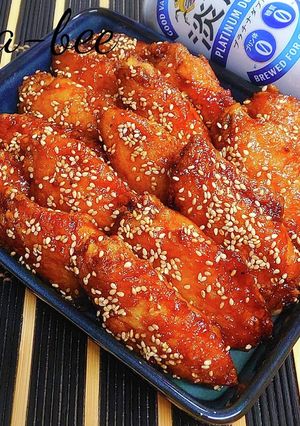 ビールが進む♪簡単!手羽先の甘辛唐揚げ-レシピのメイン写真