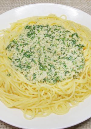 田舎風バジルペーストのパスタ-レシピのメイン写真