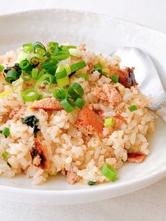 【楽めし】焼き明太子バターの混ぜご飯-レシピのメイン写真