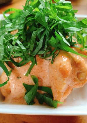 鶏胸肉の明太マヨソース和え-レシピのメイン写真