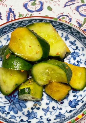 胡麻香るキュウリのピリ辛漬け-レシピのメイン写真