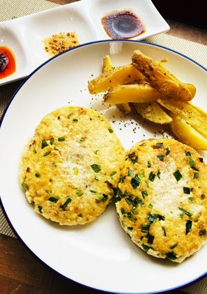 豆腐ハンバーグ つけダレで美味しく-レシピのメイン写真