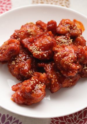 ごはんが進む！韓国風ヤンニョムチキン-レシピのメイン写真