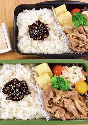 豚コマの生姜焼き弁当 21/8.16-レシピのメイン写真