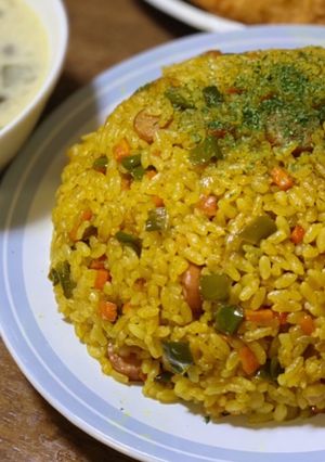 カレーピラフ風-レシピのメイン写真