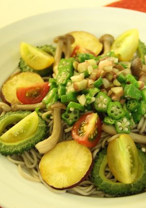 夏にぴったり♪ぶっかけそば-レシピのメイン写真