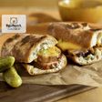 ローストポークのパニーニ風ホットサンド