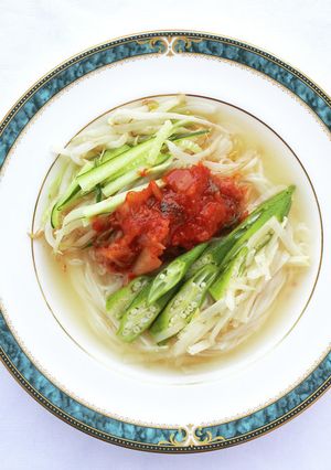 ビビンバにゅう麺-レシピのメイン写真