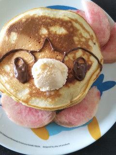 ポッチャマパンケーキ☆-レシピのメイン写真