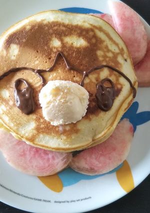 ポッチャマパンケーキ☆-レシピのメイン写真