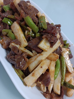 牛肉と山芋の炒め物-レシピのメイン写真