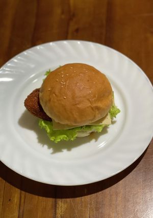 カジキフライのフィッシュバーガー♪-レシピのメイン写真