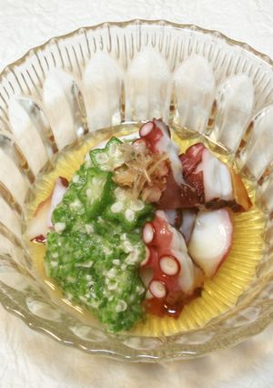 たこのオクラとろろ-レシピのメイン写真