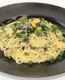 しそわかめちりめんの生スパゲティ