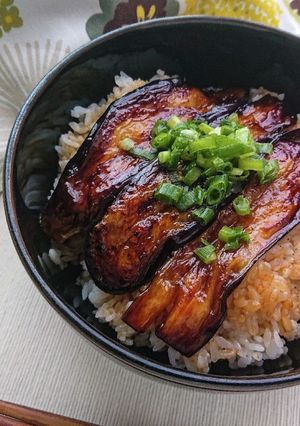 簡単絶品！プロが作るなすの蒲焼き丼-レシピのメイン写真