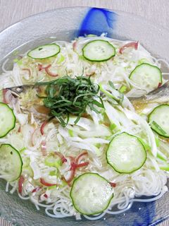 鮎そうめん-レシピのメイン写真