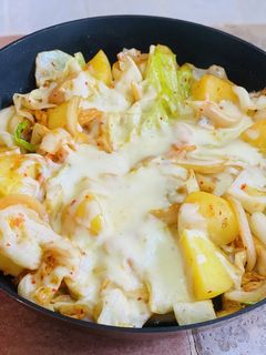 ジャガイモのキムチーズ焼き-レシピのメイン写真