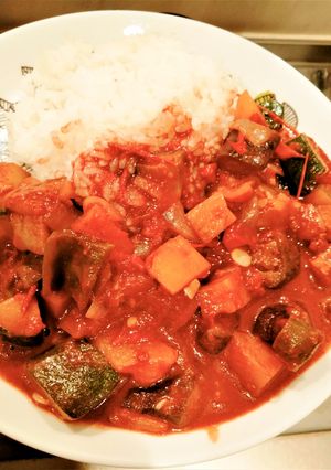 【無加水】【野菜だけで】欧風カレー-レシピのメイン写真