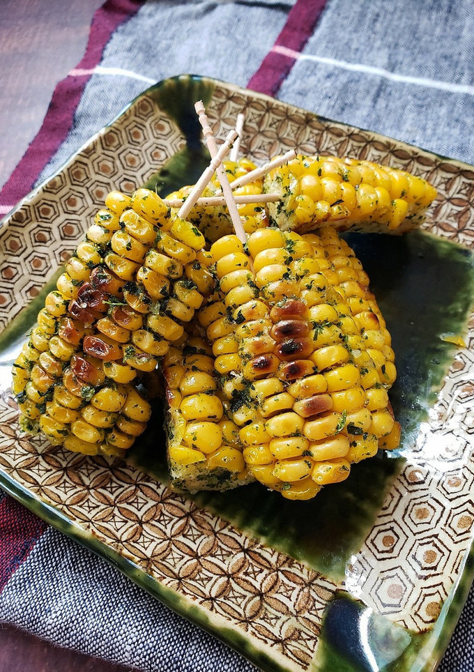 のり塩バターの焼きとうもろこし-レシピのメイン写真