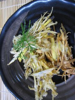 秋の味覚♪ごぼうとさつま芋のかき揚げ-レシピのメイン写真