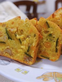 かぼちゃと胡桃のパウンドケーキ-レシピのメイン写真