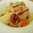 セロリとタコのトマト炒め