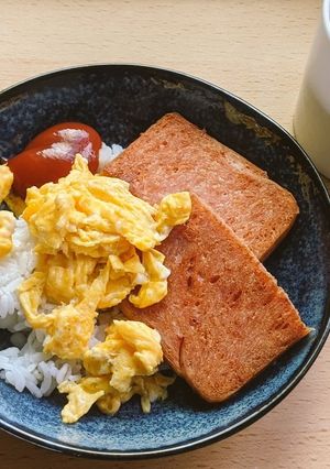 ポーク玉子ごはん-レシピのメイン写真