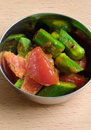 オクラとトマトのサブジ-レシピのメイン写真