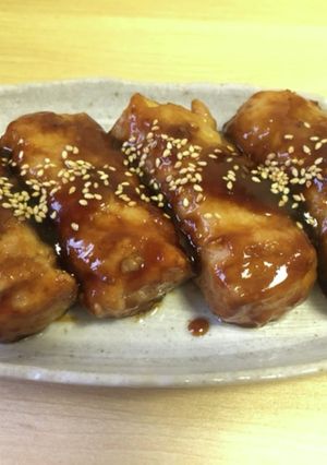 焼肉のたれで簡単！厚揚げの豚バラ巻き-レシピのメイン写真