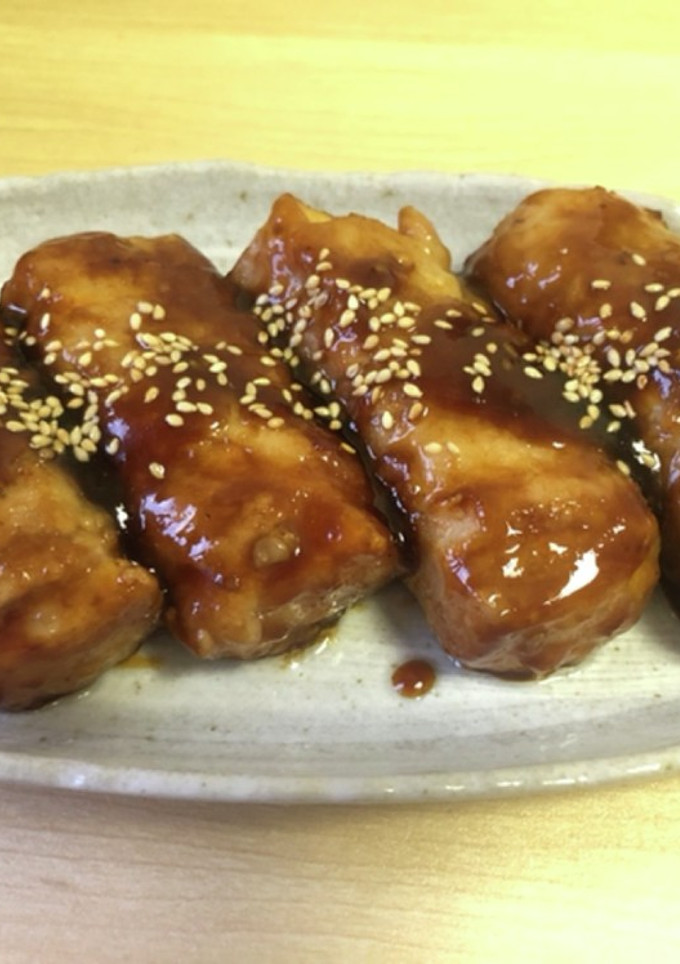 焼肉のたれで簡単！厚揚げの豚バラ巻き-レシピのメイン写真