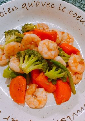 ☆海老と野菜のオイスターソース炒め☆-レシピのメイン写真