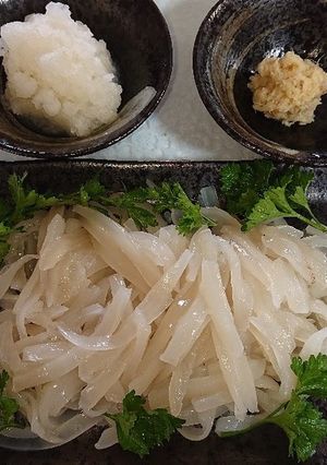 大根おろしとイカ刺し-レシピのメイン写真