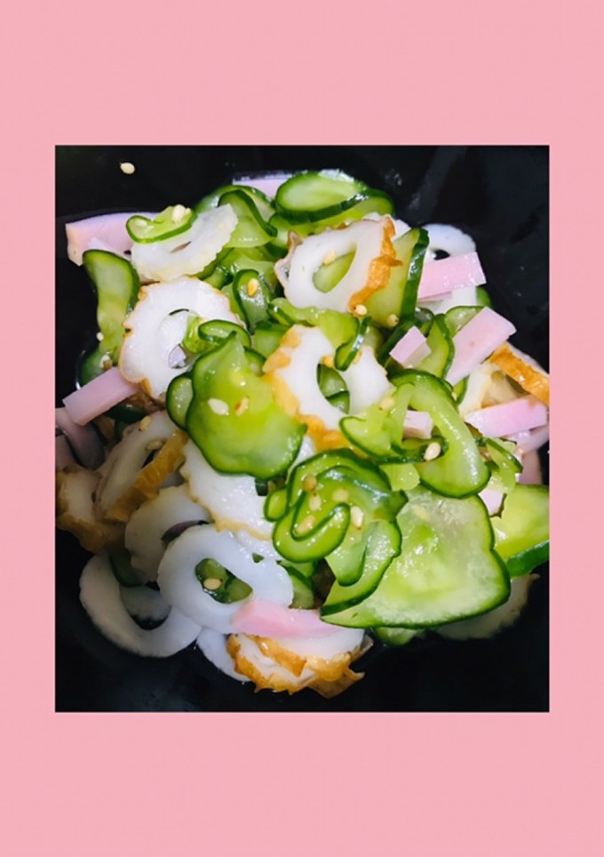 きゅうりとちくわの酢の物-レシピのメイン写真