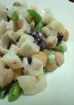 レンコンの豆マヨサラダ-レシピのメイン写真