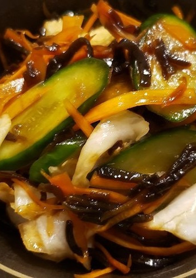 3種の野菜と塩昆布の浅漬け-レシピのメイン写真
