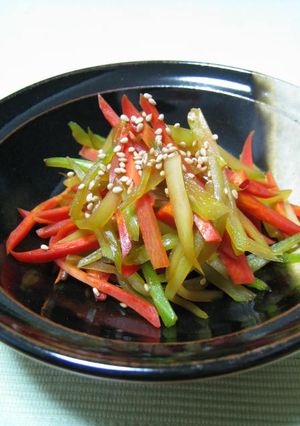 セロリとにんじんのきんぴら-レシピのメイン写真