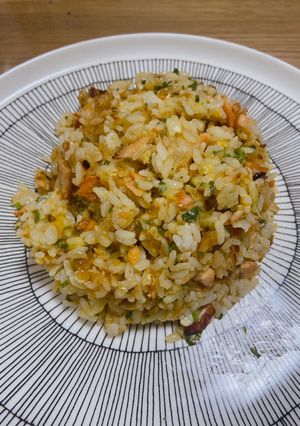 下準備ほぼなし！鮭バターチャーハン♪-レシピのメイン写真