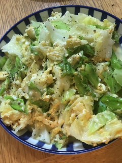 量は適当でも美味しくできるキャベツ卵炒め-レシピのメイン写真
